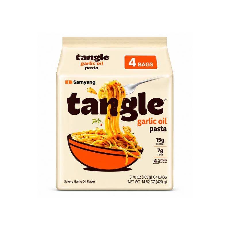 Samyang Tangle Garlic Oil Pasta (South Korea)