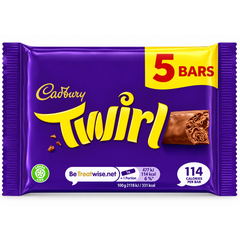 Cadbury Twirl 5-Pack (UK) [107.5g*10]