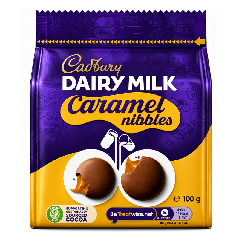 Cadbury Milk Caramel Nibbles (UK) [85g*10]
