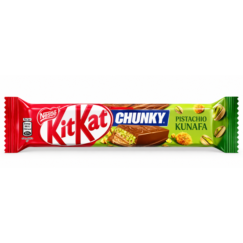 Kit Kat Chunky Pistachio Kunafa Rare!! (Dubai) [41g*24]