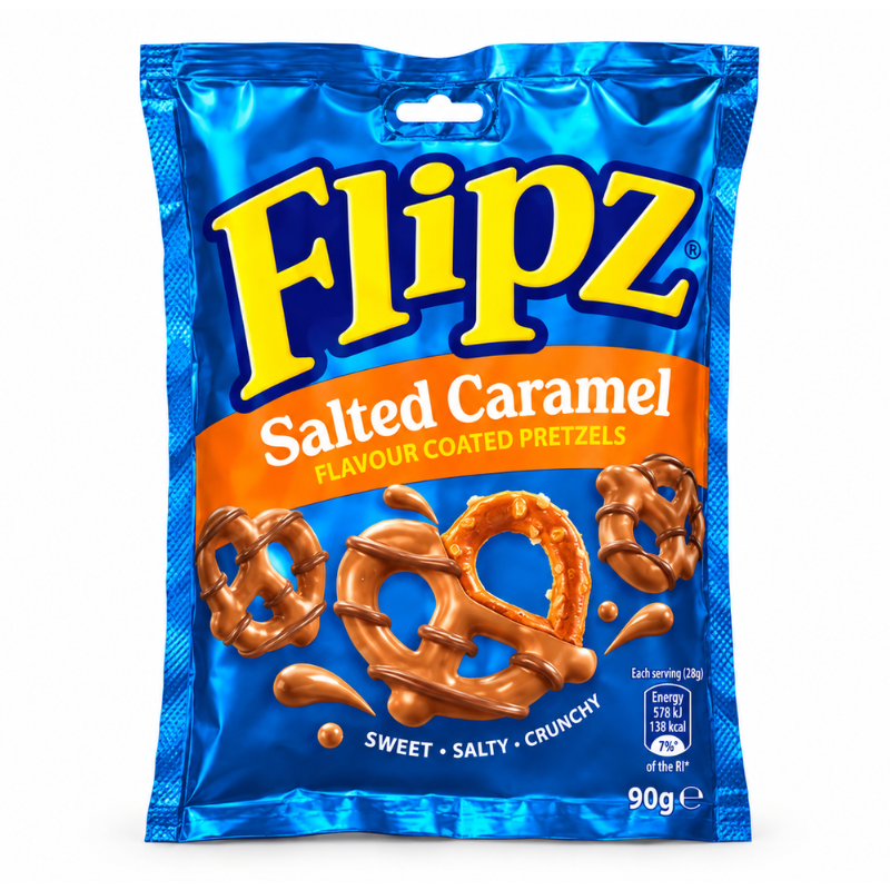 Flipz Salted Caramel Pretzels (Europe) [90g*6]