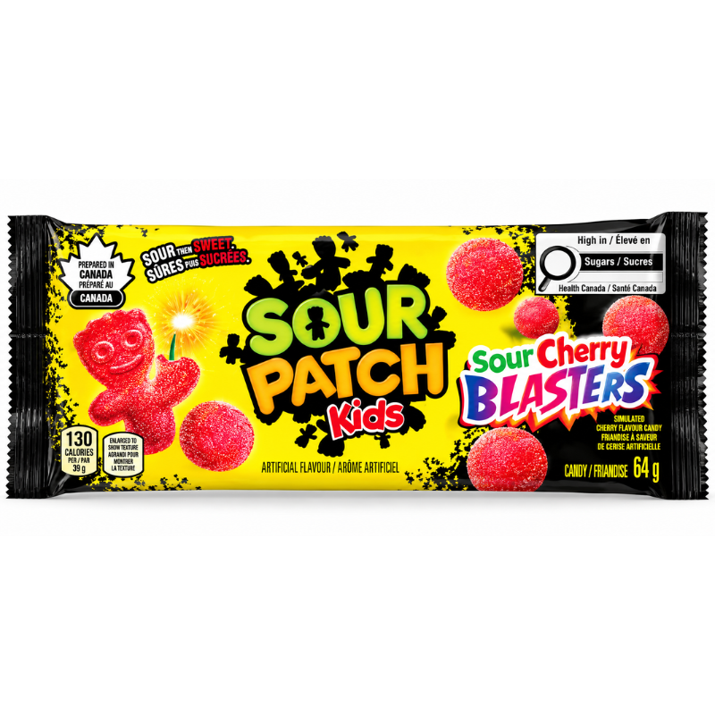 Sour Patch Kids Sour Cherry Blasters (UK) [64g*18]