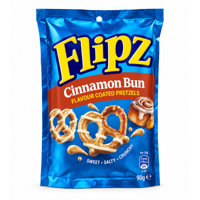 Flipz Cinnamon Bun Pretzels (Europe) [90g*6]
