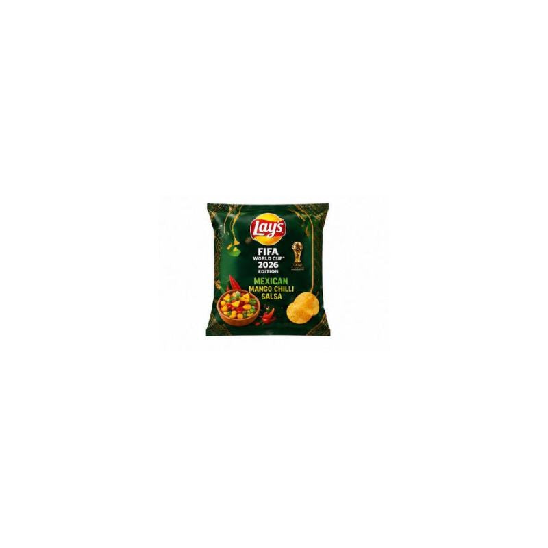 Lay's Mexican Nacho Cheese flavor bag on a white background