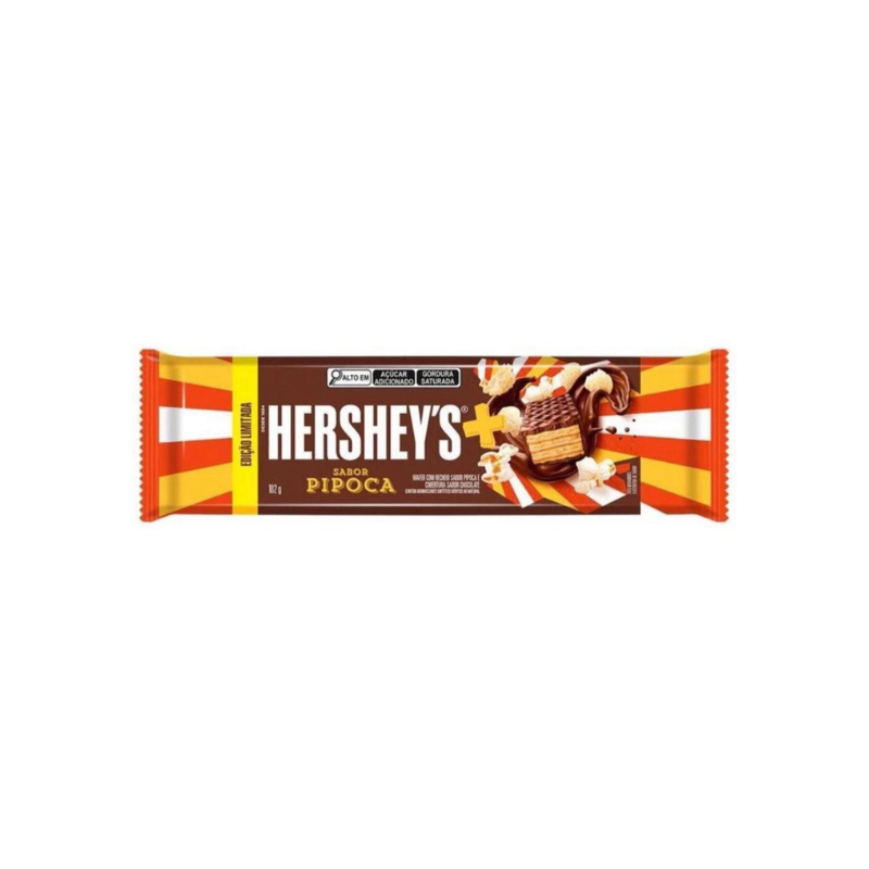 Hershey's candy bar packaging on a white background