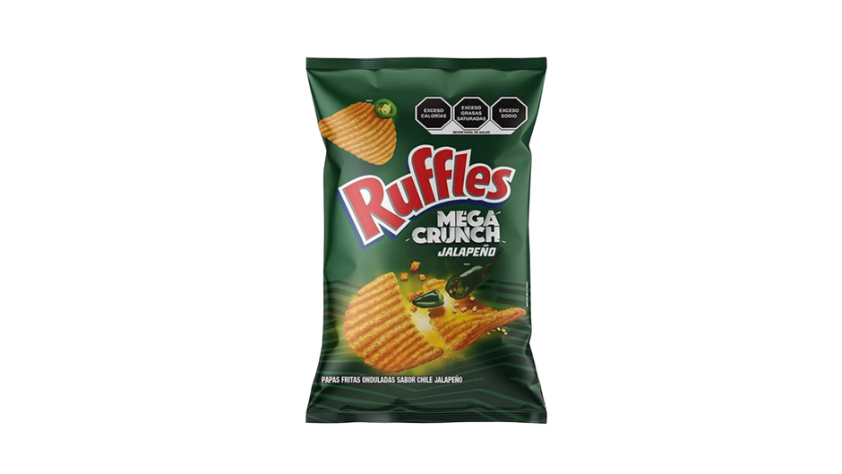 Sabritas Ruffles Mega Crunch Jalapeno(Mexico)