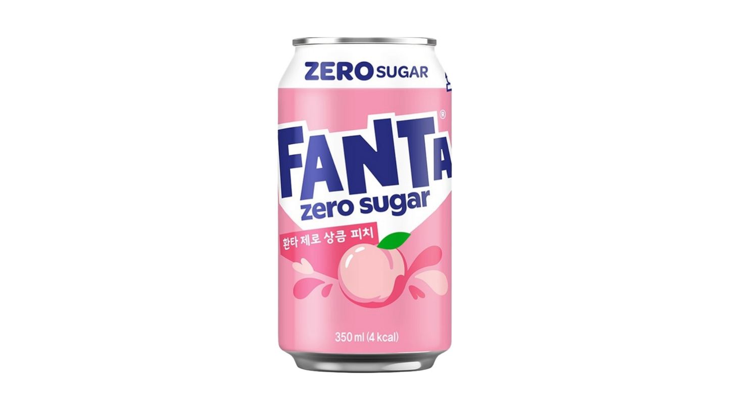 Fanta Zero White Peach (South Korea)