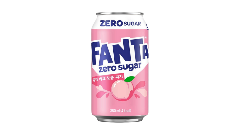 Fanta Zero White Peach (South Korea)