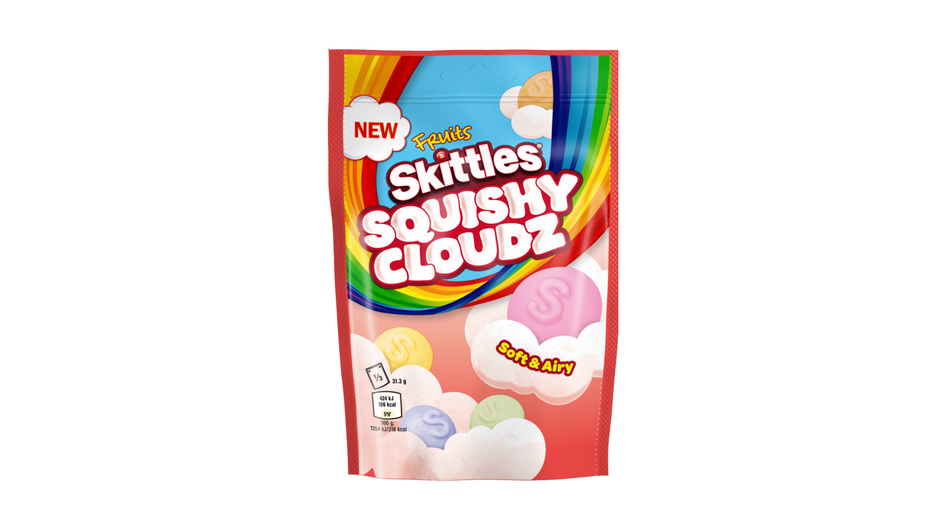 Skittles Squishy Clouds Fruity Flavor (UK)