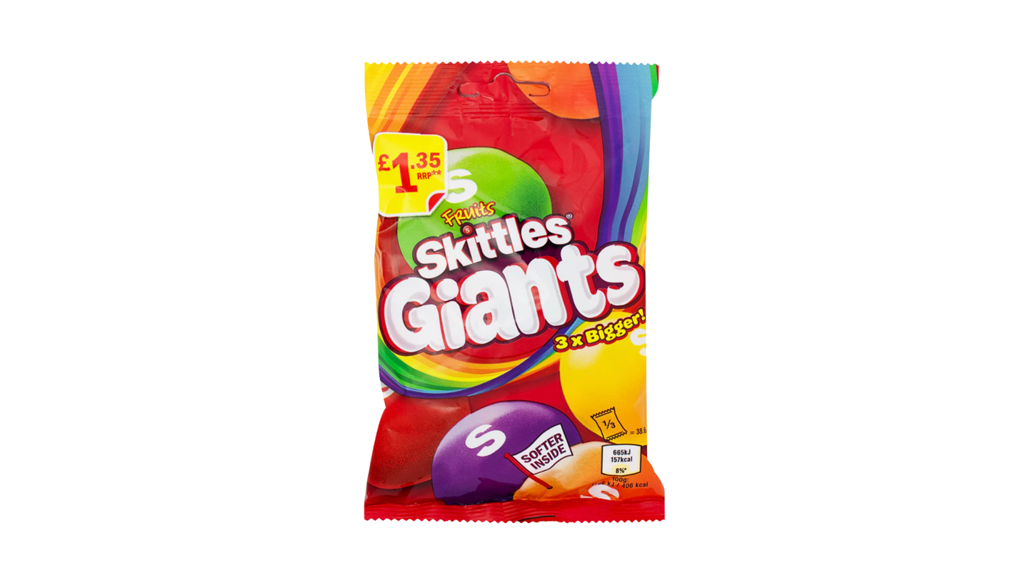 Skittles Giants Fruit PM (UK)