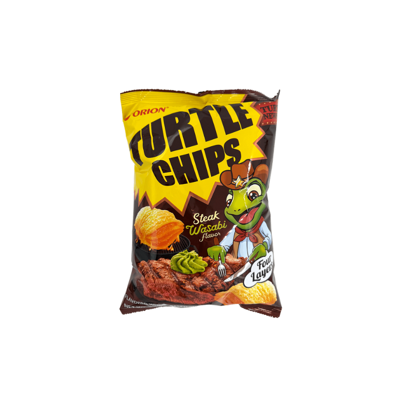 Turtle Chips Steak Wasabi Flavor (South Korea)