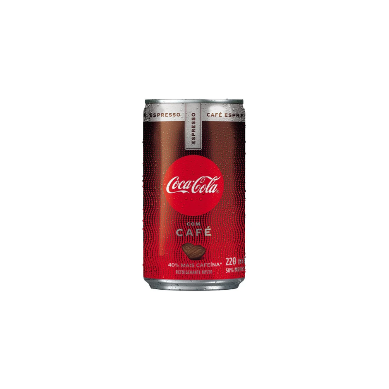 Coca-Cola Café can on a white background