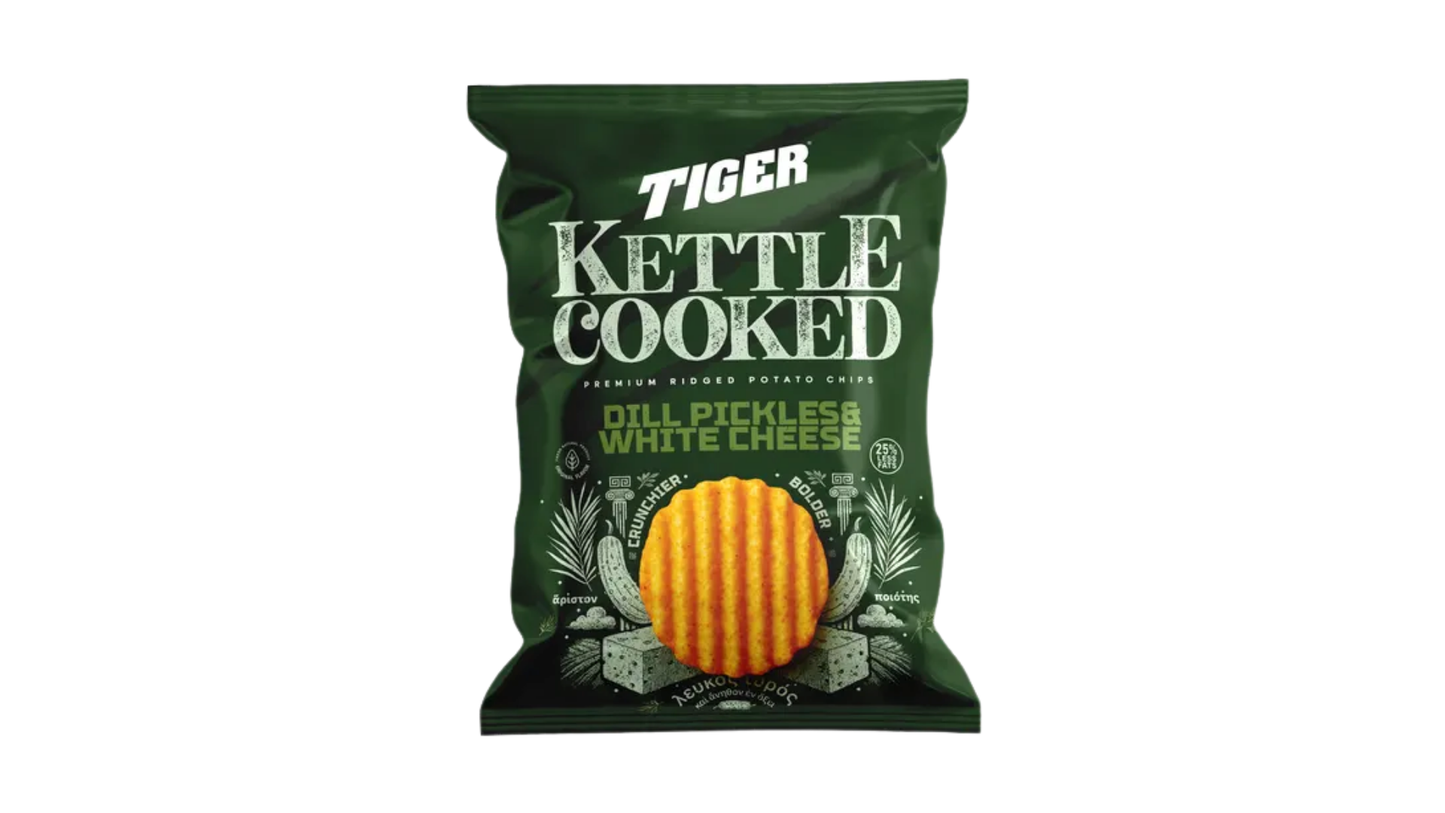 Tiger Chips Dill Pickles & White Cheese(Egypt)